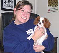 Lenora & her puppy Farely